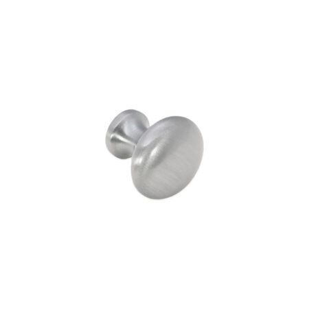 Spira Brass Satin Chrome Mushroom 25mm Cupboard Knob Cabinet Hardware - Image 2