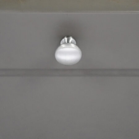 Spira Brass Satin Chrome Mushroom 25mm Cupboard Knob Cabinet Hardware - Image 3