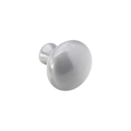 Spira Brass Satin Chrome Mushroom 32mm Cupboard Knob Cabinet Hardware - Image 2
