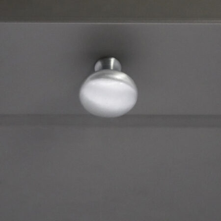 Spira Brass Satin Chrome Mushroom 32mm Cupboard Knob Cabinet Hardware - Image 3