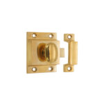 Cupboard Catch Polished Brass Unlacquered