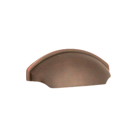 Spira Brass Tulip Cup Drawer Pull Aged Bronze Door Hardware
