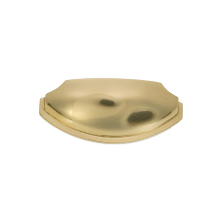 Spira Brass Polished Brass Tulip Cup Drawer Pull Door Hardware - Image 2