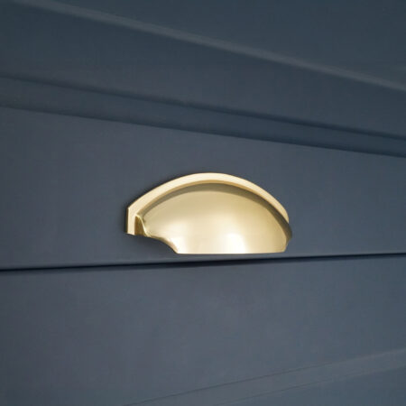 Spira Brass Polished Brass Tulip Cup Drawer Pull Door Hardware - Image 3