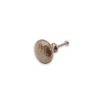 Spira Brass Hammered Mushroom 38mm Cupboard Knob Antique Cabinet Hardware