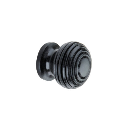 Spira Brass Ebonised Beehive Large Cupboard Knob Cabinet Hardware