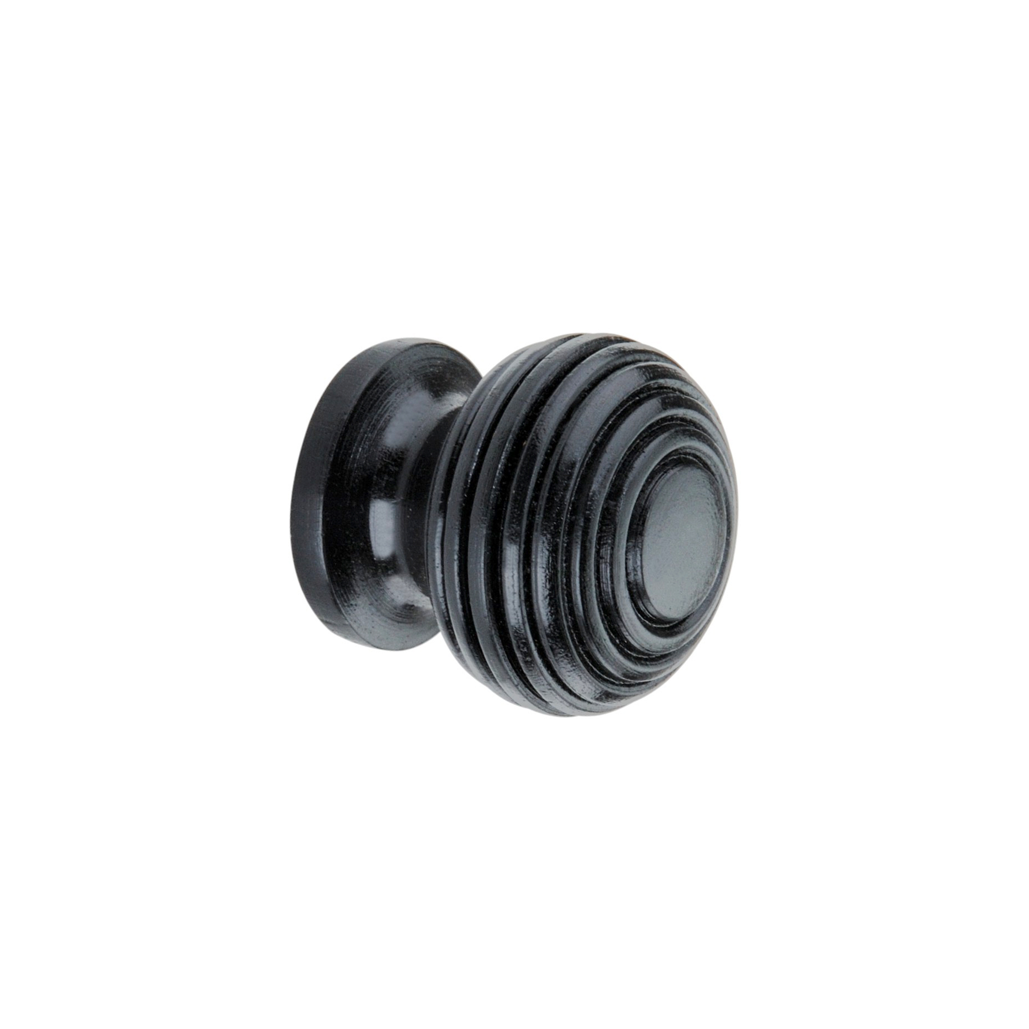 SB2339L_1.jpg Spira Brass Ebonised Beehive Large Cupboard Knob Cabinet Hardware - Image 1