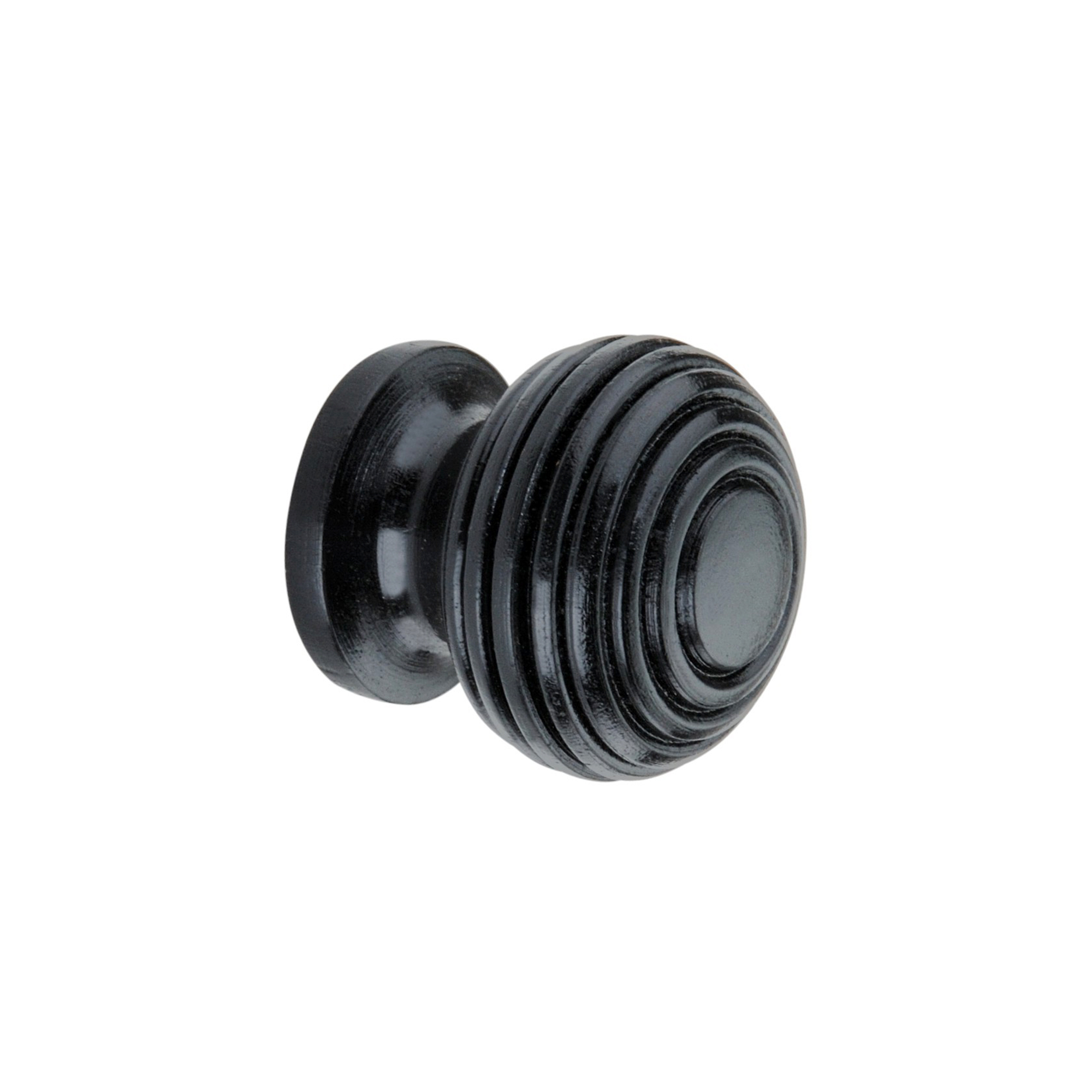 SB2339S_1.jpg Spira Brass Ebonised Beehive Small Cupboard Knob Cabinet Hardware - Image 1