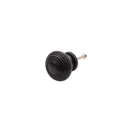 Spira Brass Ebonised Beehive Small Cupboard Knob Cabinet Hardware - Image 2