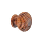 Spira Brass Rosewood Beehive Large Cupboard Knob Cabinet Hardware