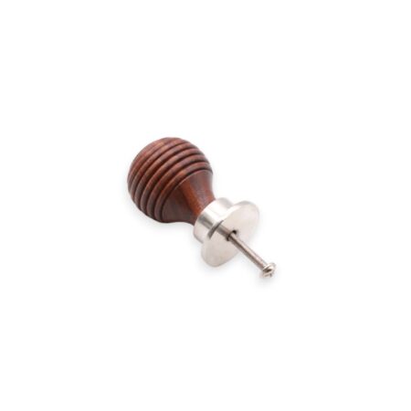 Spira Brass Polished Nickel Rosewood Preston Small Cupboard Knob Cabinet Hardware - Image 2