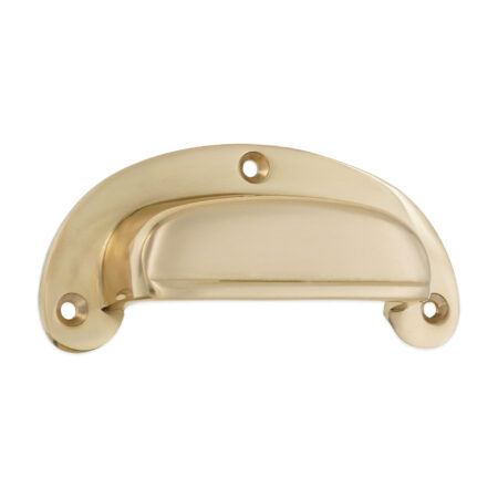 Spira Brass Traditional Cup Pull Polished Brass