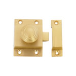 Spira Brass Beehive Cupboard Catch PBUL - Polished Brass Unlacquered