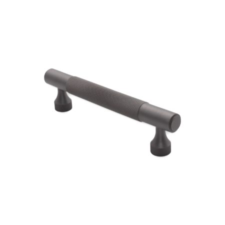 Spira Brass Brass Knurled Bar Handles Medium Gunmetal Grey Door Hardware - Gun Metal Grey - Image 2