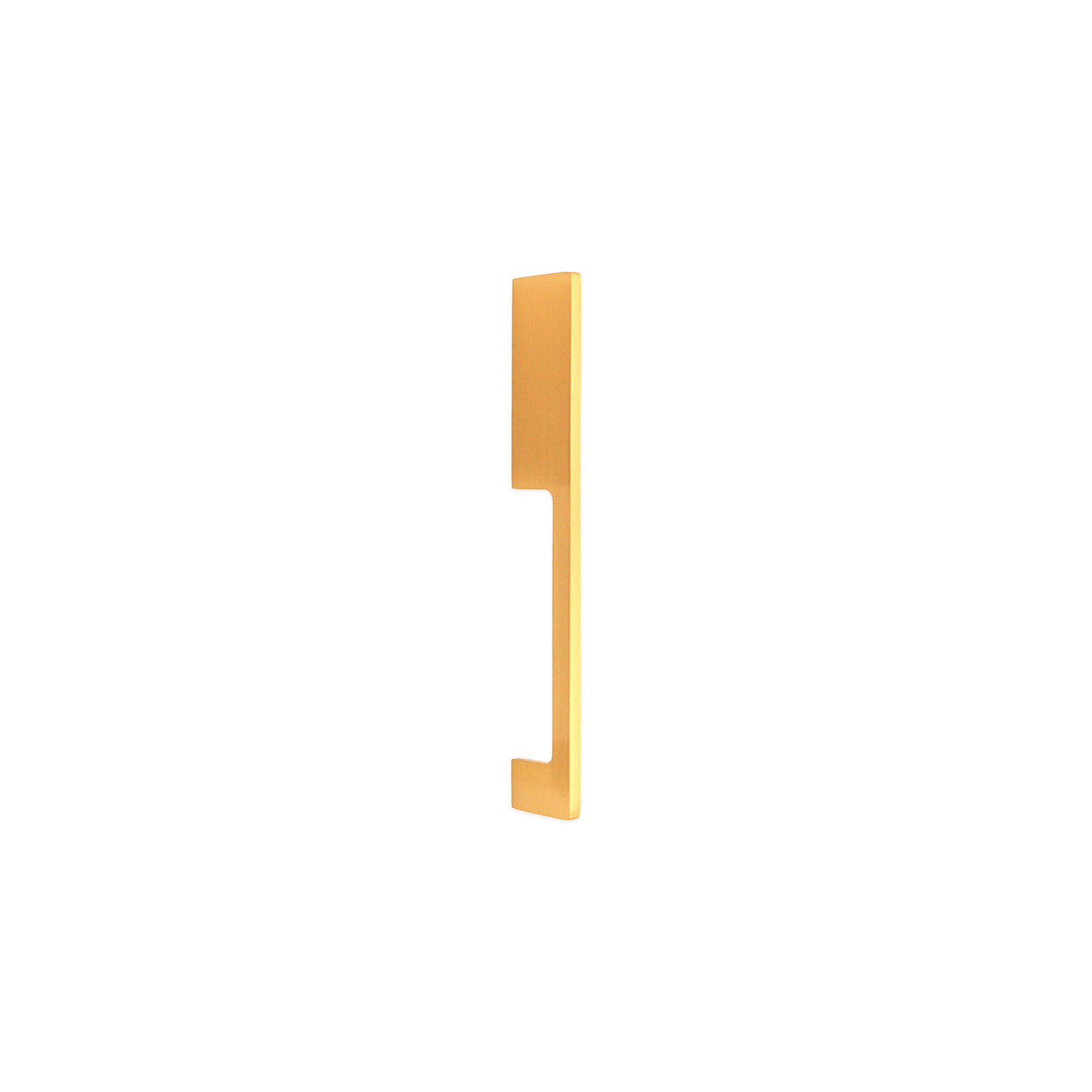 SB2416SB_1.jpg Spira Brass Satin Brass Sleek Bar Handles Small Door Hardware - Image 1