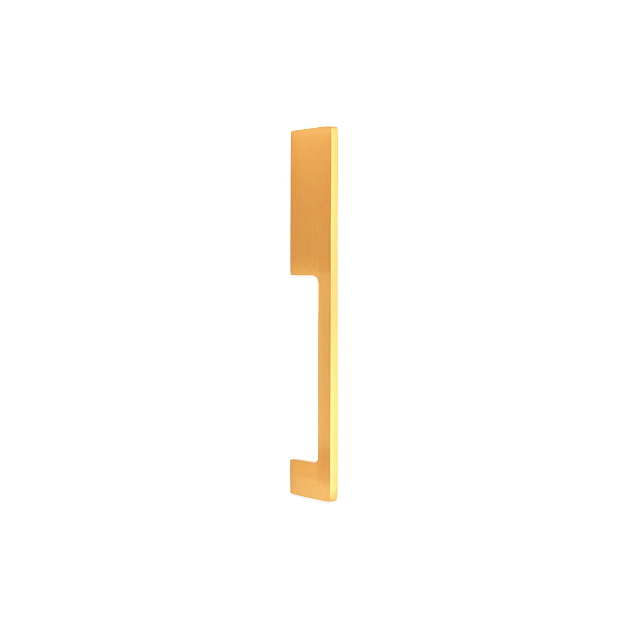 SB2417SB_1.jpg Spira Brass Satin Brass Sleek Bar Handles Medium Door Hardware - Image 1