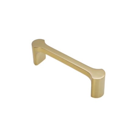Spira Brass Polished Brass Tulip Pull Handle 115mm Door Hardware - Image 2