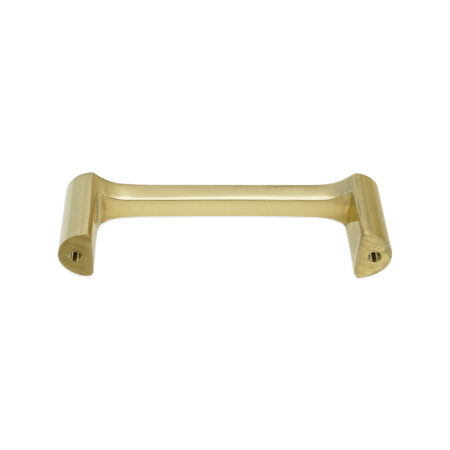 Spira Brass Polished Brass Tulip Pull Handle 115mm Door Hardware - Image 4