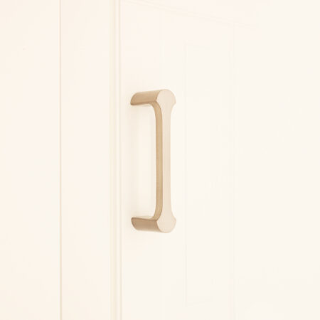 Spira Brass Satin Nickel Tulip Pull Handle 115mm Door Hardware - Image 2