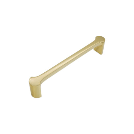 Spira Brass Polished Brass Tulip Pull Handle 165mm Door Hardware - Image 2
