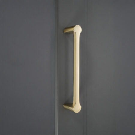 Spira Brass Polished Brass Tulip Pull Handle 165mm Door Hardware - Image 3