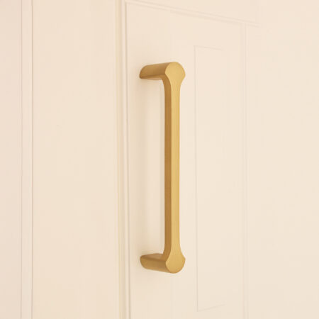 Spira Brass Satin Brass Tulip Pull Handle 165mm Door Hardware - Image 2