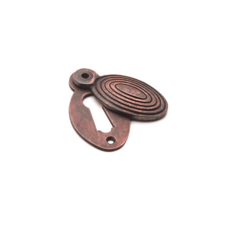 Spira Brass Oval Beehive Escutcheon Aged Bronze