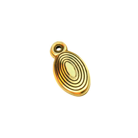 Spira Brass Oval Beehive Escutcheon Aged Brass - Antique Brass - Image 2