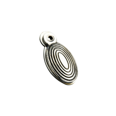 Spira Brass Oval Beehive Escutcheon Aged Nickel - Antique Nickel - Image 2