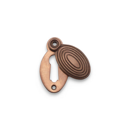 Spira Brass Oval Beehive Escutcheon Matt Antique - Image 2