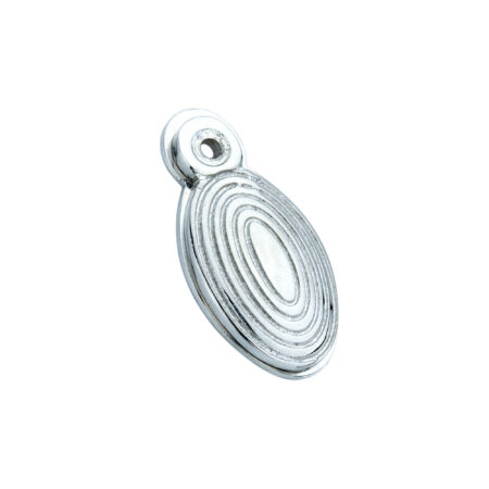 Spira Brass Oval Beehive Escutcheon Polished Chrome - Image 2