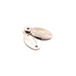 Spira Brass Oval Beehive Escutcheon Polished Nickel
