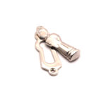 Spira Brass Lady Escutcheon Polished Nickel