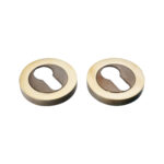Spira Brass Euro Profile Escutcheon Aged Brass - Antique Brass
