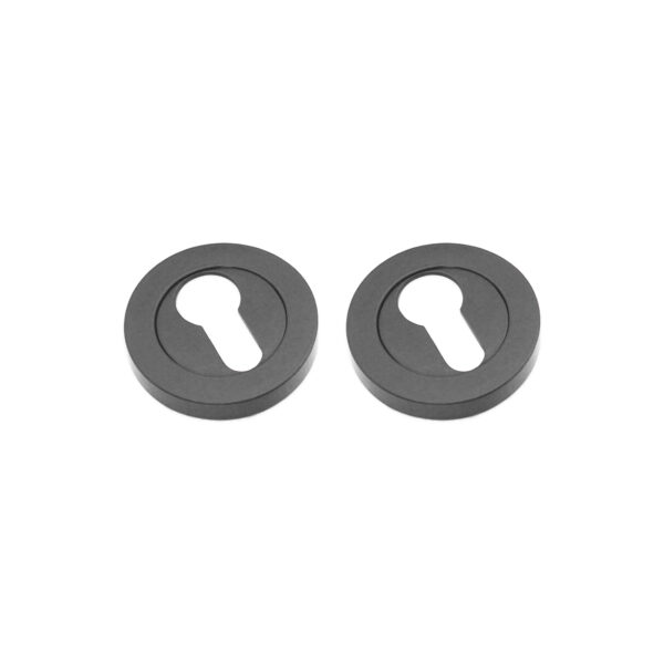 Spira Brass Euro Profile Escutcheon Matt Black
