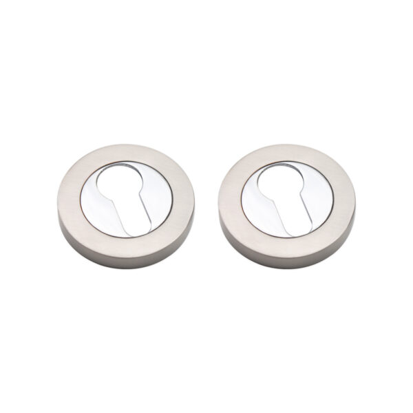 Spira Brass Euro Profile Escutcheon Dual Tone