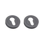 Spira Brass Euro Profile Escutcheon Gunmetal Grey - Gun Metal Grey