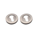 Spira Brass Euro Profile Escutcheon Pewter