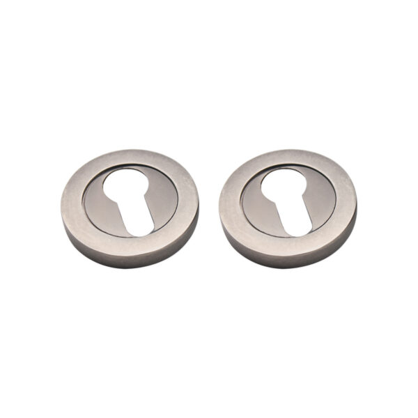 Spira Brass Euro Profile Escutcheon Pewter