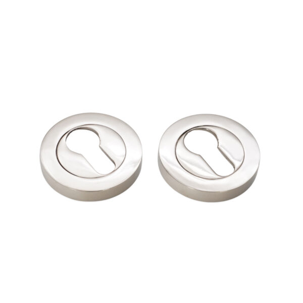 Spira Brass Euro Profile Escutcheon Polished Nickel