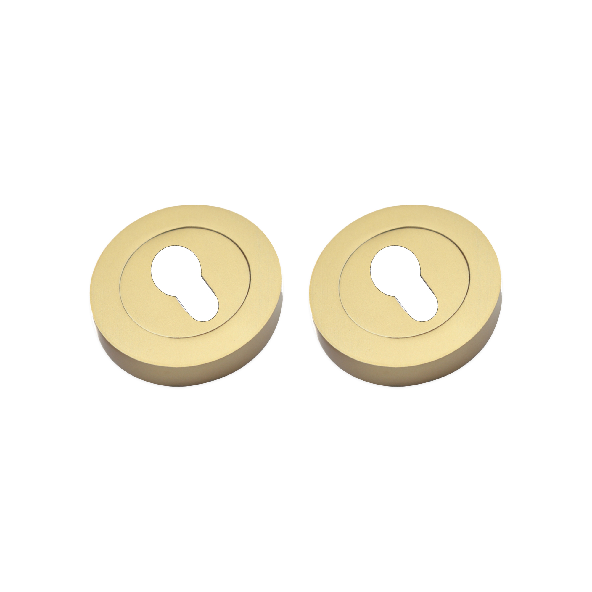 SB3104SB_1.jpg Spira Brass Euro Profile Escutcheon Satin Brass - Image 1