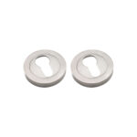 Spira Brass Euro Profile Escutcheon Satin Nickel