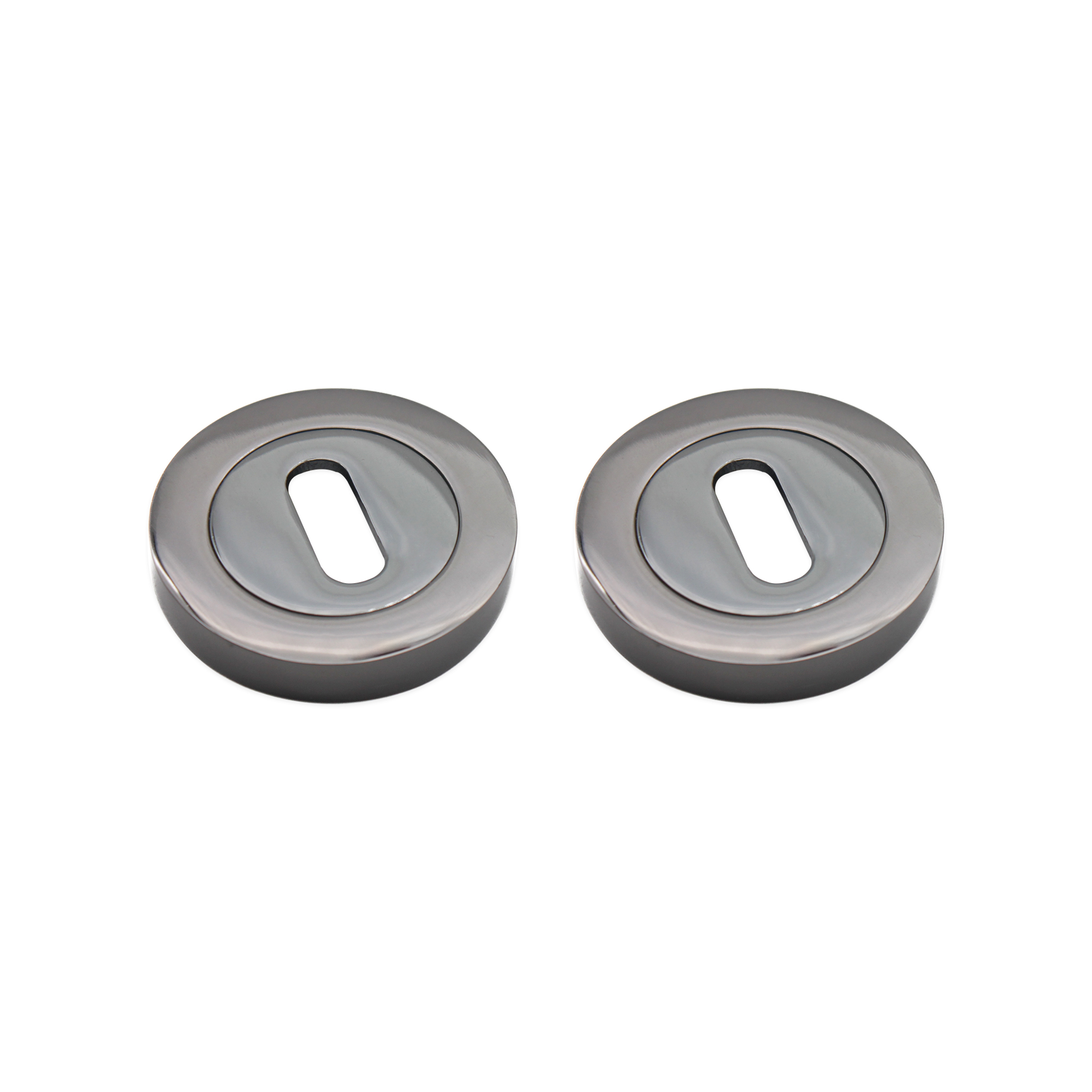 SB3105BN_1.jpg Spira Brass Oval Standard Escutcheon Black Nickel - Brushed Nickel - Image 1