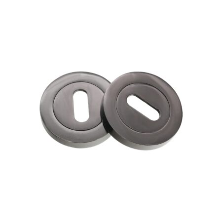 Spira Brass Oval Standard Escutcheon Black Nickel - Brushed Nickel - Image 2