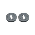 Spira Brass Oval Standard Escutcheon Gunmetal Grey - Gun Metal Grey