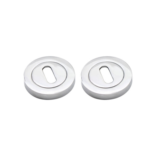 Spira Brass Oval Standard Escutcheon Polished Chrome