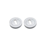 Spira Brass Oval Standard Escutcheon Satin Chrome