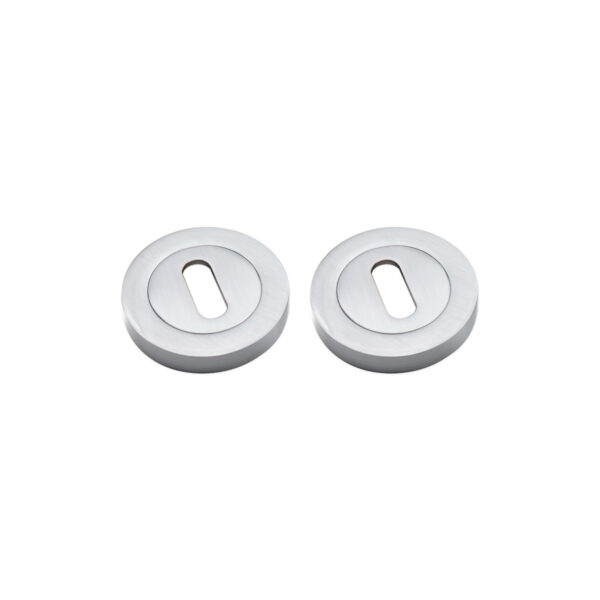 Spira Brass Oval Standard Escutcheon Satin Chrome