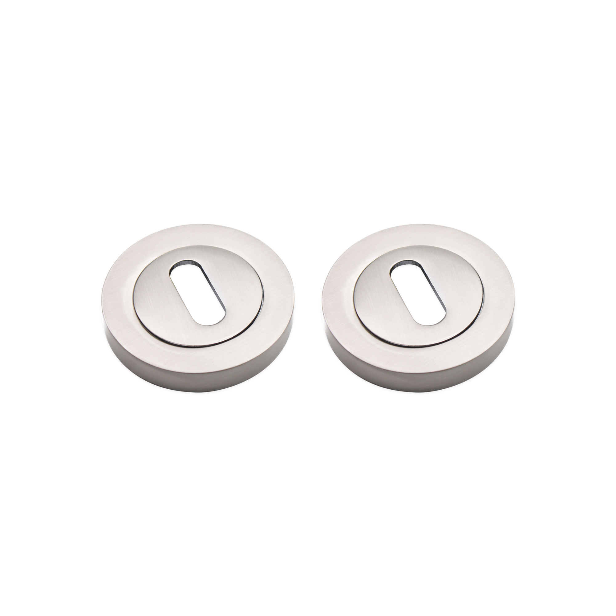 SB3105SN_1.jpg Spira Brass Oval Standard Escutcheon Satin Nickel - Image 1