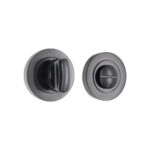 Spira Brass Brass Standard Turn & Release Gunmetal Grey Door Hardware - Gun Metal Grey